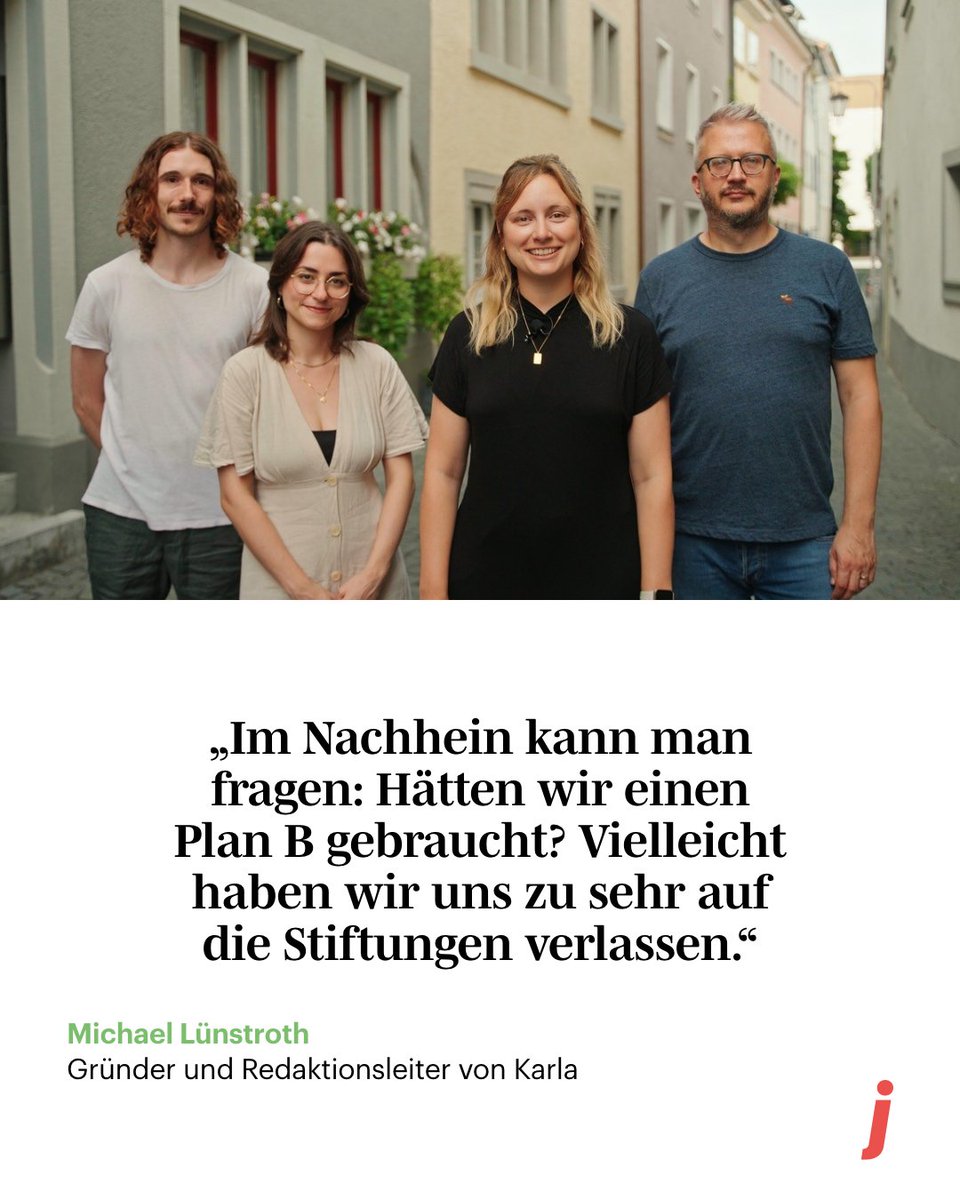 Matthias Daniel (@matthiasdan) on Twitter photo "Im Nachhinein kann man fragen: Hätten wir einen Plan B gebraucht? Vielleicht haben wir uns zu sehr auf die Stiftungen verlassen", sagt Michael Lünstroth über das Ende von <a href="/karlakonstanz/">karla Magazin</a>. <a href="/MuensterM/">Max Münster</a> blickt noch einmal zurück: journalist.de/startseite/det… "Im Nachhinein kann man fragen: Hätten wir einen Plan B gebraucht? Vielleicht haben wir uns zu sehr auf die Stiftungen verlassen", sagt Michael Lünstroth über das Ende von <a href="/karlakonstanz/">karla Magazin</a>. <a href="/MuensterM/">Max Münster</a> blickt noch einmal zurück: journalist.de/startseite/det…