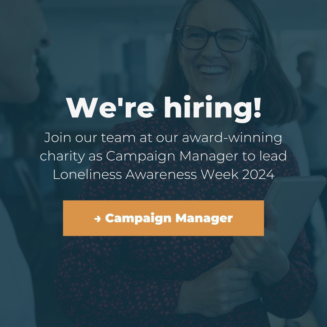 Join the team as a Campaign Manager at our award-winning charity to lead our 2024 #LonelinessAwarenessWeek campaign! 🙌 Find out more and apply here ⬇️ marmaladetrust.org/jobs #CharityJobs #CampaignManager #JobOpportunity #BristolJobs