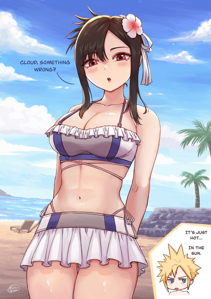 🏝️👙☀️ #FF7 #FF7Rebirth #Tifa #FF7R #FF7リバース