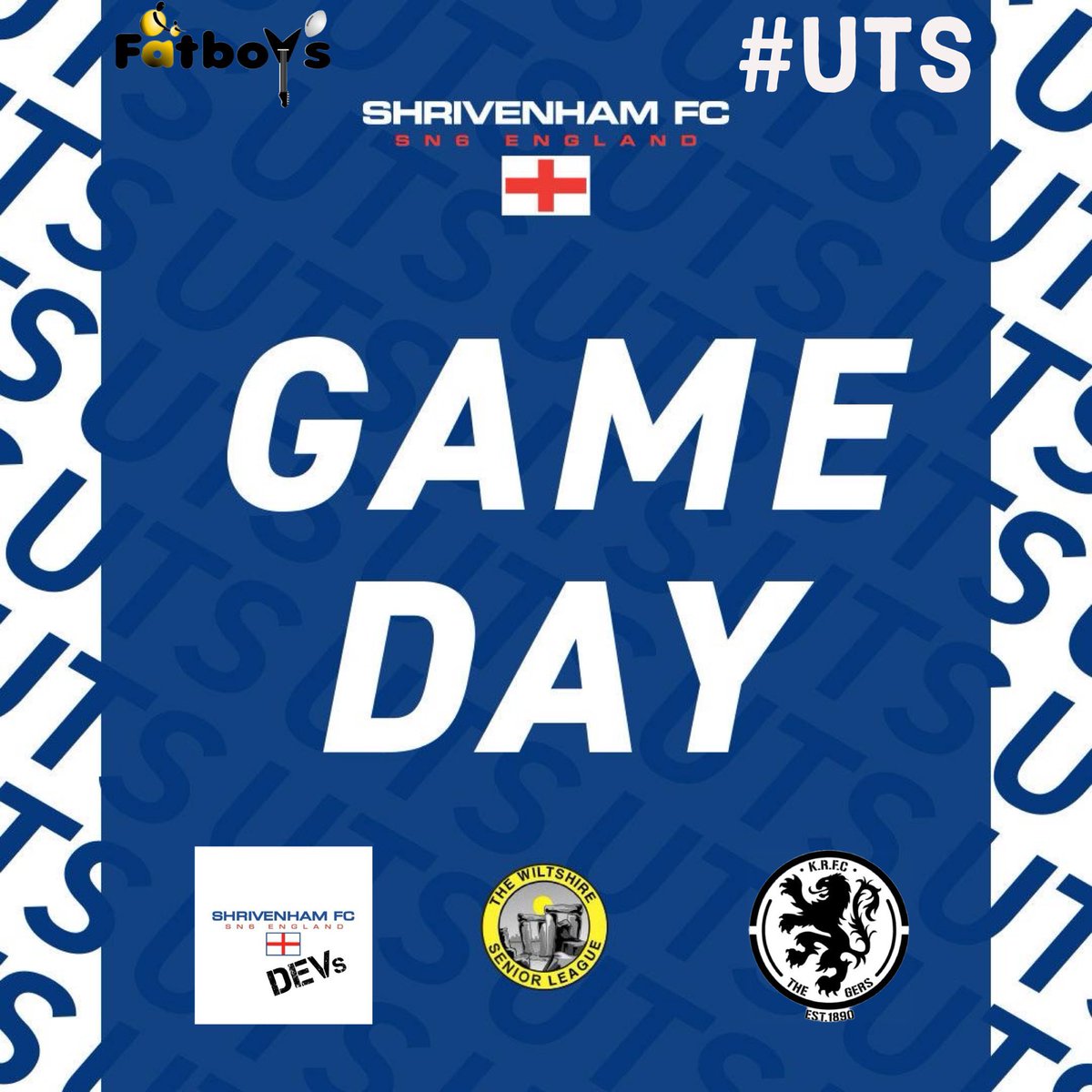 🔵⚪️GAME DAY🔵⚪️ The Boys are back in action tonight, as they travel to a strong @KintburyRangers Devs Side 🆚 @KintburyRangers Devs 🏆 Wiltshire Senior League - Div 1 ⌚️ 19:30 📍The Rec (RG17 9UA) #UTS 🔵⚪️ @WiltsLeague @OxOnFootball @YSswindon