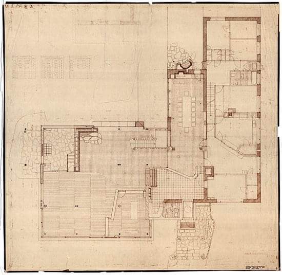 Villa Mairea 1938-39 Alvar Aalto... #architecture #arquitectura #drawing #plan #AlvarAalto #Aalto #Mairea alvaraalto.fi/net/villa_mair…