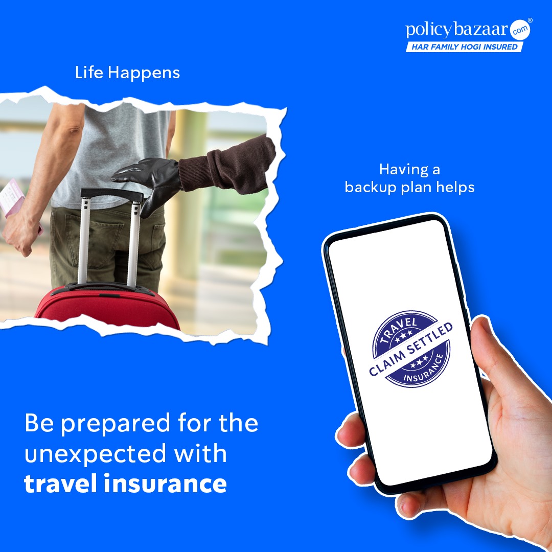 When travel surprises pop up, be prepared with travel insurance as your backup.

#Policybazaar #TravelInsurance #Travel #ClaimSettled #BackupPlan