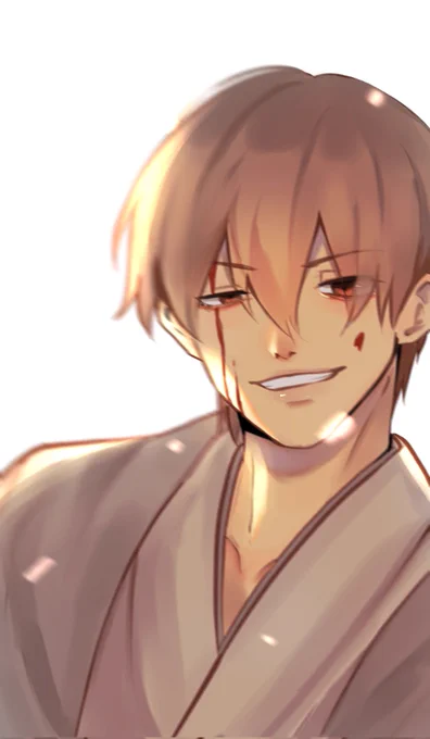 Okita vs Kamui#gintama 