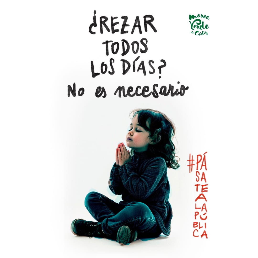 Dejemos a la infancia que viva libremente sus decisiones, tienen derecho a elegir sus creencias. Respetémosla.

El dogmatismo nunca puede ser una obligación y en un estado laico la religión no debe estar financiada con impuestos públicos.

#PásateALaPública