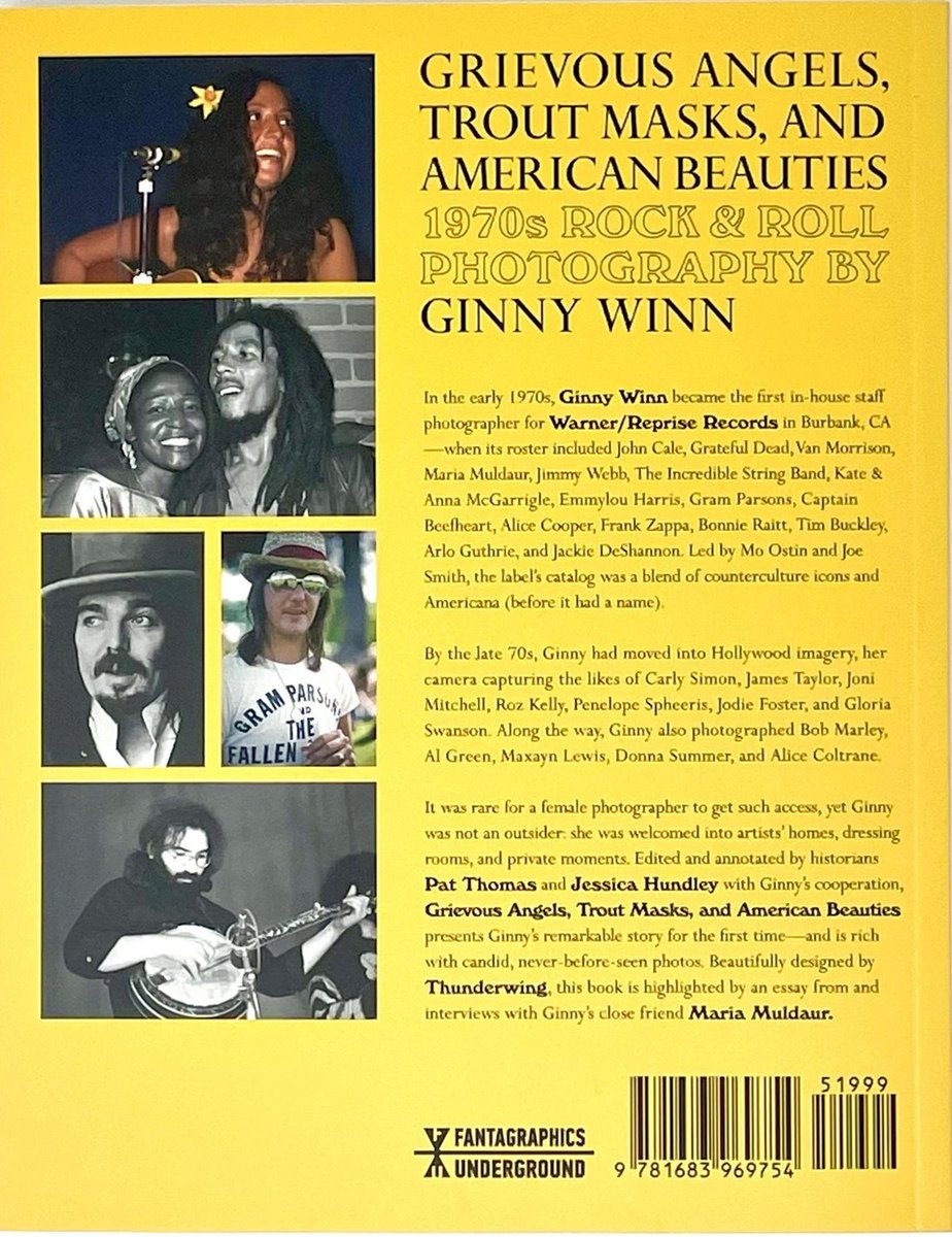 BOOK OF THE DAY: New collection of #photos by #1970s #Rock #photographer (now therapist) #GinnyWinn #AliceCooper #JoniMitchell #GrahamParsons #MariaMuldaur #photobook #musicbook