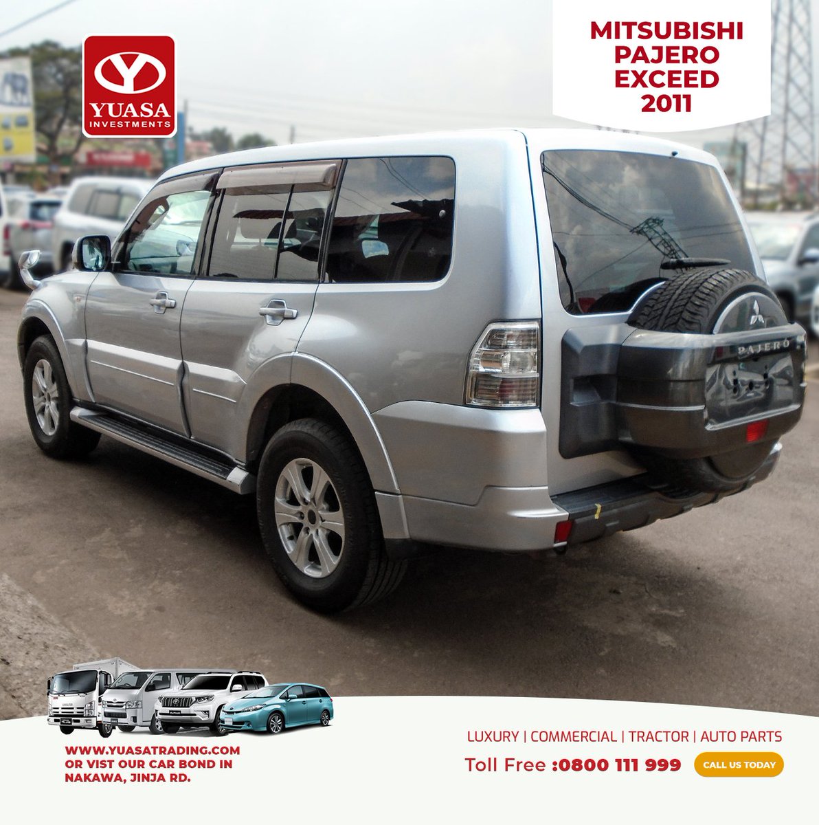 yuasatrading's tweet photo. MORE THAN JUST CARS, WE ARE YOUR KEY TO VALUE!
Call us at 0800 111 999 to seize this opportunity or schedule your test drive today! Visit our Nakawa showroom and let your ideal wheels steal the spotlight! #YuasaLtdUg #EasterDrive #March #trendingreelsvideo #cars #DriveYourDream https://t.co/yGUDzaqJDy