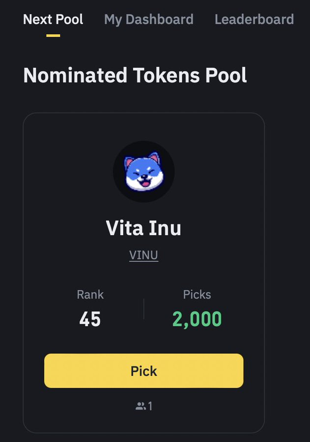 $VINU ist offiziell für #Binance  Futures nominiert 🥳💙

#Crypto #krypto $VC #VINU