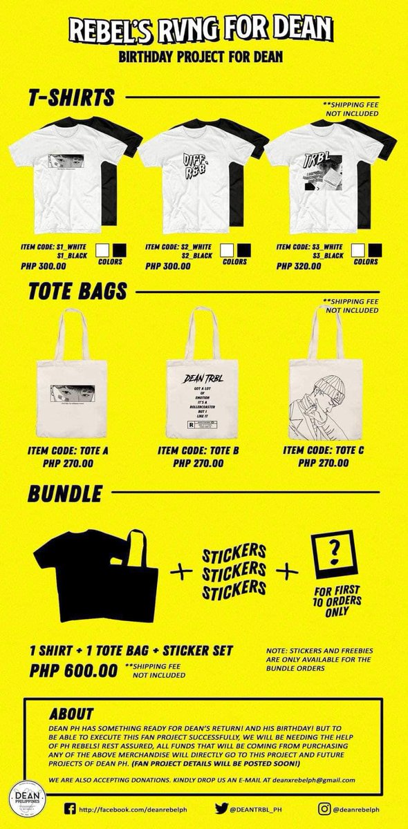 DEANTRBL_PH's tweet photo. We’re considering restocking some of our previous merchandises! ✨
Tell us what you’d love to see back on our upcoming set of merchandises, and recommend any new stuff you’re eager for us to bring in!
#youwillknovvsoon #DEANPH https://t.co/PdfJnaS4b4