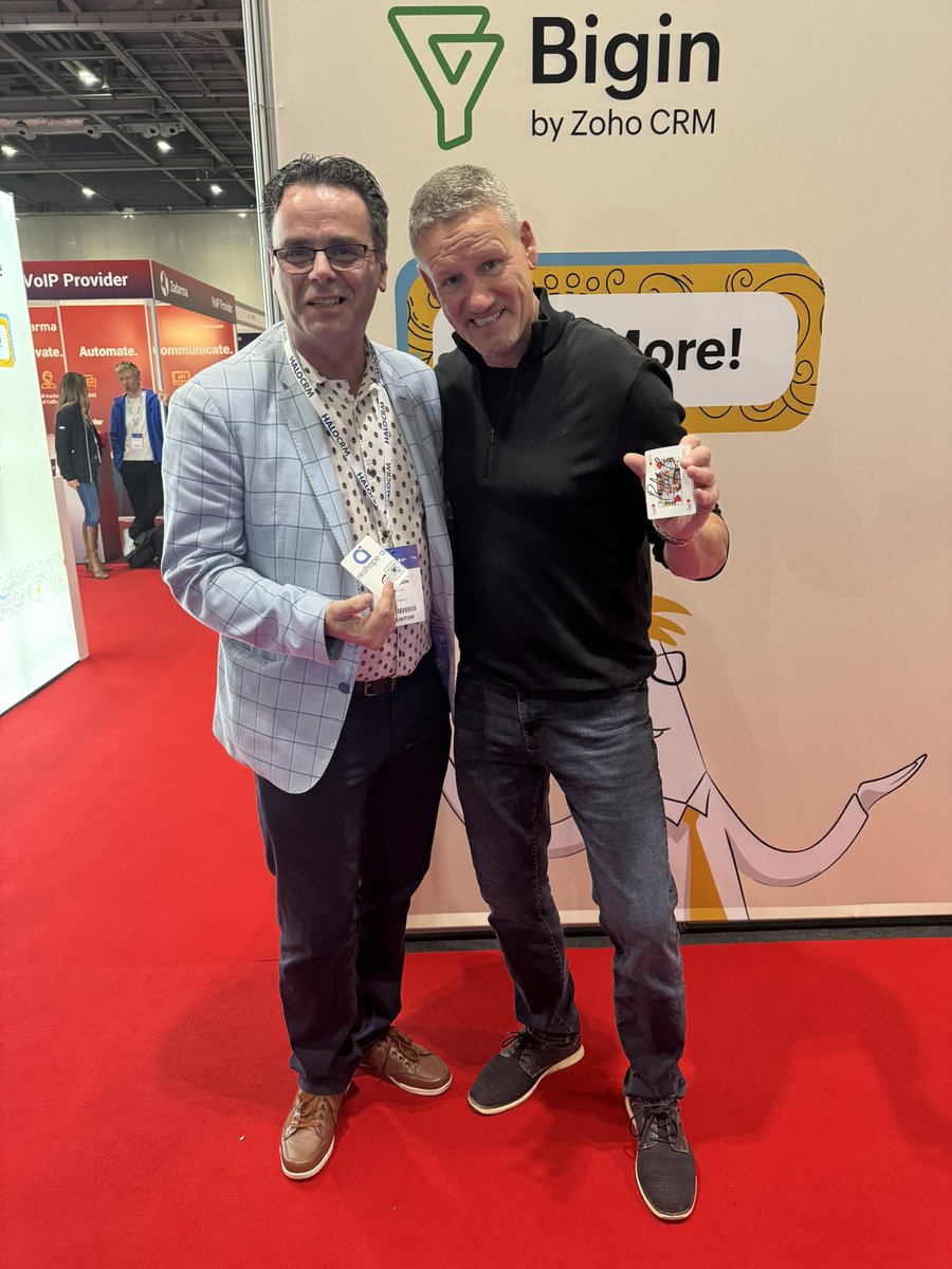 Great to meet Frank Bruno and Billy Billingham last week when I was performing at a trade show