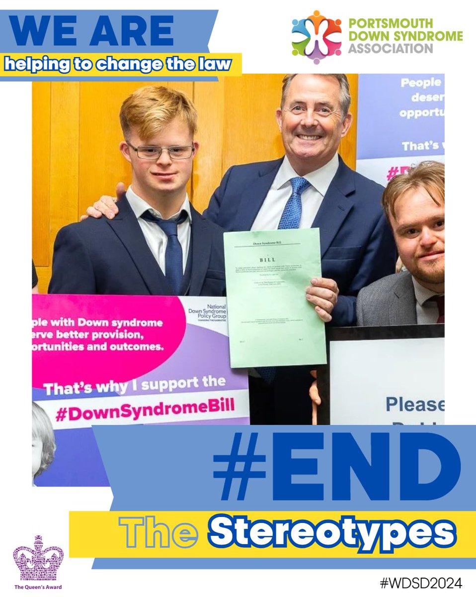 So proud of what Max has been central to changing - he is my inspiration to ensure that we reach true inclusion!#EndTheStereotypes #WDSD24 #NoLimits #AssumeThatICan #PortsmouthDSA #DownSyndromeAct