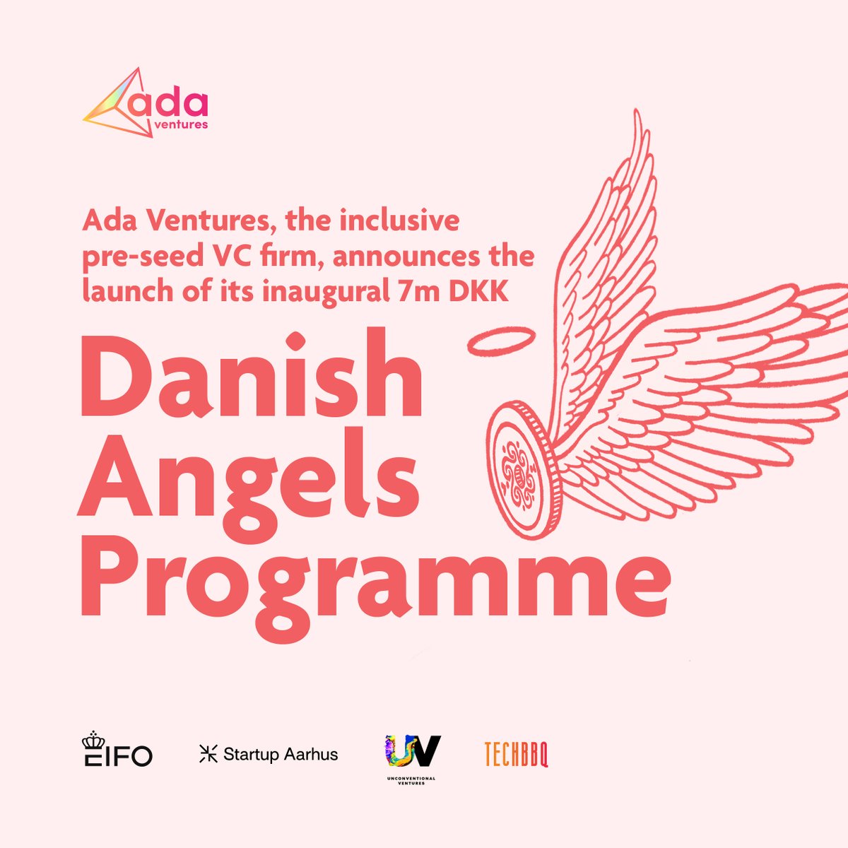 🇩🇰NEWS: Today we are thrilled to announce the launch of Ada’s first European Angel programme with the launch of Ada’s Angel programme in Denmark.  Applications to become one of the inaugural Ada’s Angels in Denmark are now open. 🇩🇰

The Danish Angel programme will see up to 10
