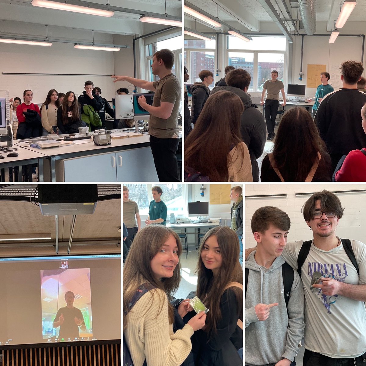 LivMathsSchool's tweet image. Y12 visited The Uni of Manchester for a particle physics masterclass. Lectures on Neutrinos and Particle Physics got well beyond A-level which was great! Students then completed activities in particle physics.

#SixthForm #SuperCurricular #ParticlePhysics #UniversityOfManchester