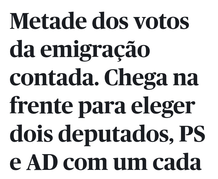 É preciso seres muito corno para estares emigrado e votares no partido anti imigração