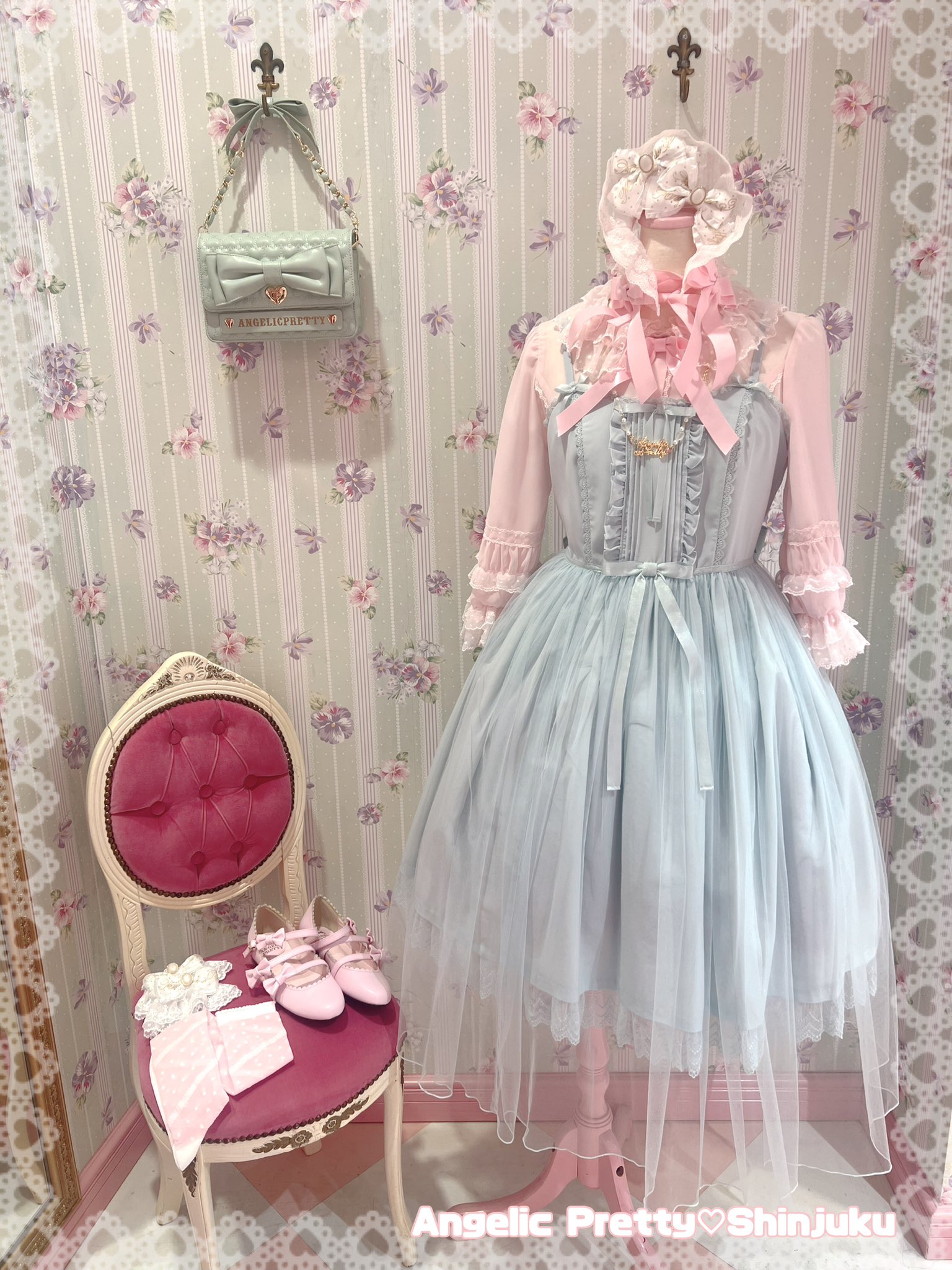 Angelic Pretty ピンク スカート Angelic Pretty ピンク スカート （Angelic Pretty 摘みたて