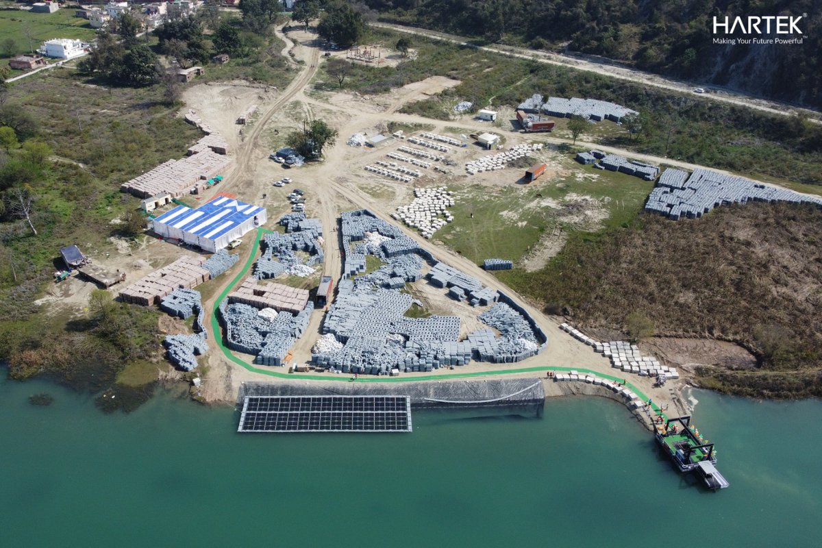 hartekgroup's tweet photo. ๐Exciting News Alert!๐
Hartek Group proudly launches the PV Module Array of the monumental 22MW Nangal Floating Solar Project.
@simarpreeths @SjvnLimited
#HartekGroup #ThinkPower #ThinkHartek #nangal #floatingsolar #RenewableEnergy #India https://t.co/uhMQirpKNR