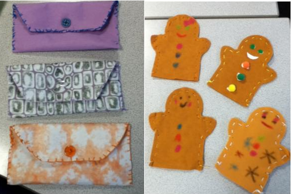 This half term in Sewing Club, Key Stage 1 children have enjoyed learning running stitch and blanket stitch. They have created some amazing pencil cases and hand puppets. Well done sewing club! #WeExceed