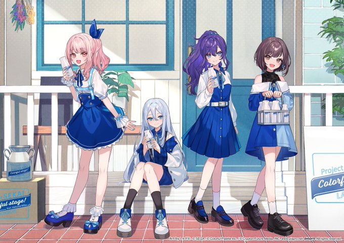 「プロジェクトセカイ×ローソン」タイアップにて『25時、ナイトコードで。』のイラストを担当させていただきました。3月19日より全国のローソンで開催です!どうぞよろしくお願いいたします!#ローソン#プロセカ 