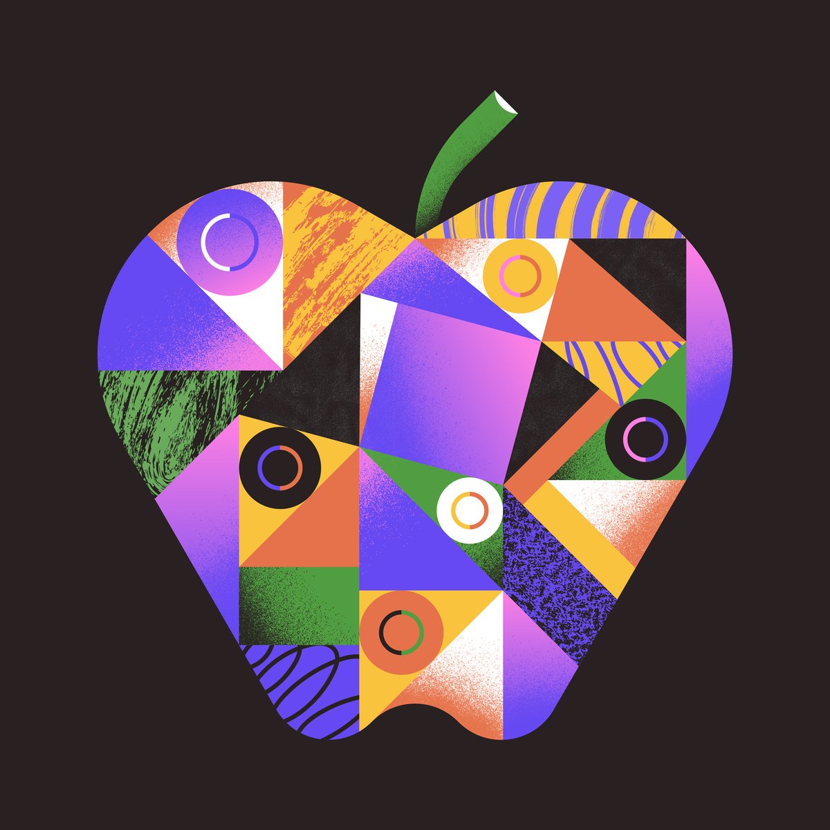 Apple - dribbble.com/shots/23853818…
#apple #vectorillustration #graphicdesign