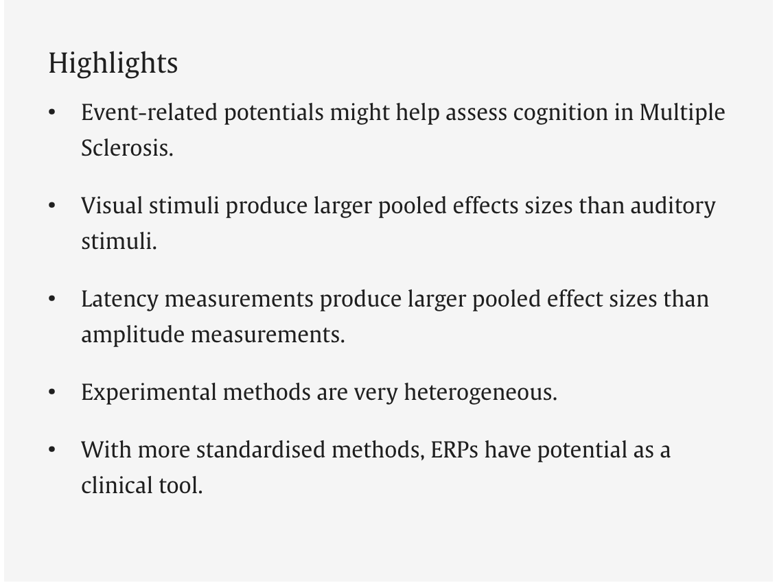 Interested in the use of event-related potentials in the investigation of cognitive performance in people with Multiple Sclerosis? You may find our findings helpful. See doi.org/10.1016/j.brai… <a href="/ANUComputing/">ANU School of Computing</a>  <a href="/AnuOur/">OHIOH</a>  @anucecc