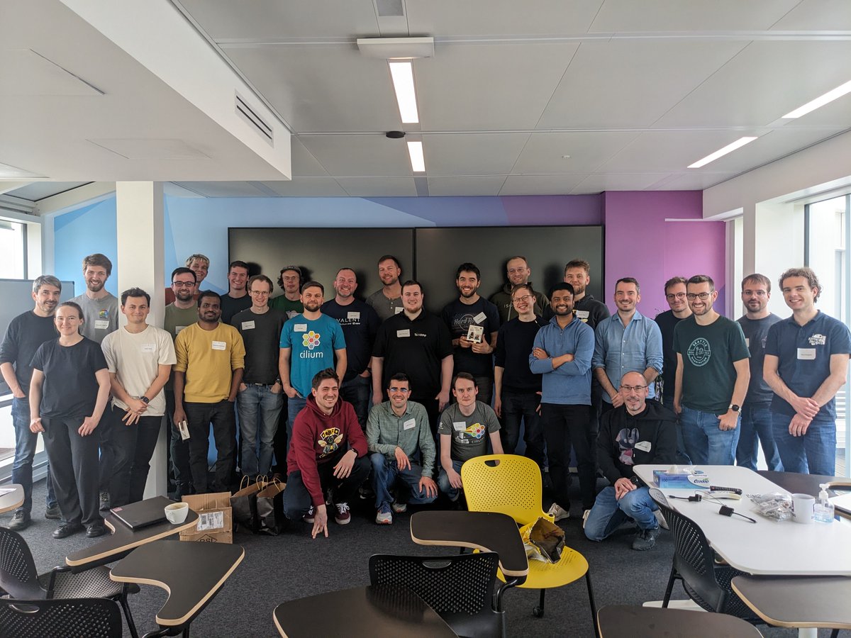 Thanks to everyone that attended the first Cilium Developers Summit! We had participants from @DatadogEng , @elastic , @Google , Industrial Discipline, @isovalent , @Microsoft, @PalantirTech, @seznam_cz, @soloio_inc Thanks to @datadoghq for hosting! Notes coming out soon