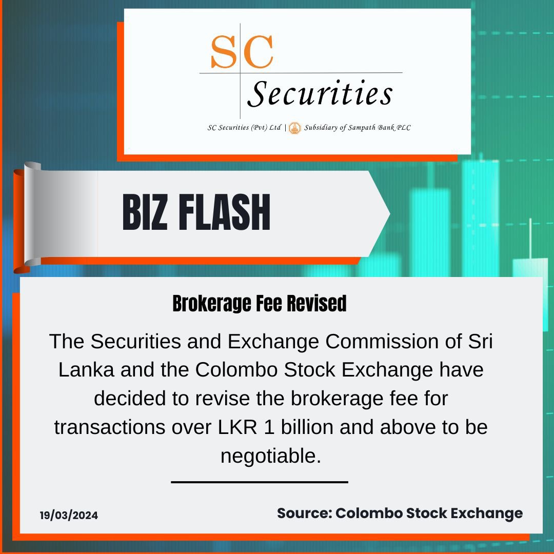 Brokerage fee Revised #cse