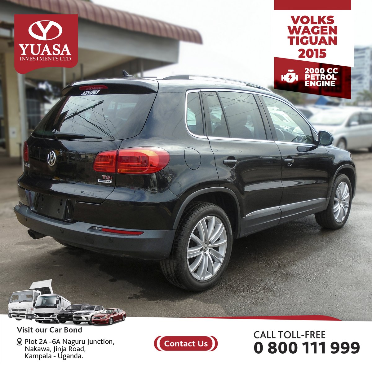 yuasatrading's tweet photo. MORE THAN JUST CARS, WE ARE YOUR KEY TO VALUE!
Call us at 0800 111 999 to seize this opportunity or schedule your test drive today! Visit our Nakawa showroom and let your ideal wheels steal the spotlight!
#YuasaLtdUg #EasterDrive #March #trendingreelsvideo #cars #DriveYourDream https://t.co/bKFW39aAxp