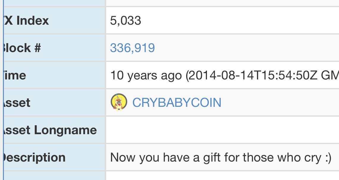 littleshibeOG's tweet photo. If you’re gonna cry for the fed because you got rugged why don’t you just stick to traditional finance where someone can hold your hand and you’re all safe and protected. 

#CRYBABYCOIN was made just for you!

#dogeparty #dogecoin #counterparty #bitcoin https://t.co/Ml8kxTz8NC