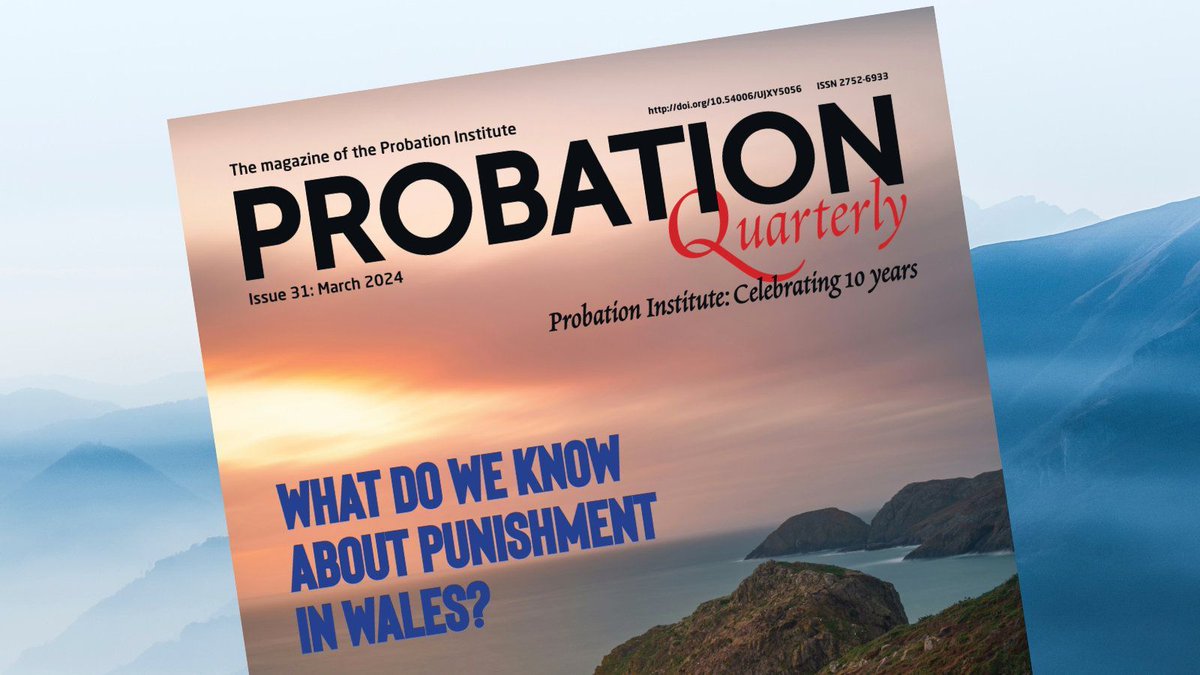Free to download - PQ31 published today, articles include: What we know about probation and punishment in Wales; The new professional register in probation; The House of Lords report on community sentences and much more. buff.ly/2UHtEg4 #probation