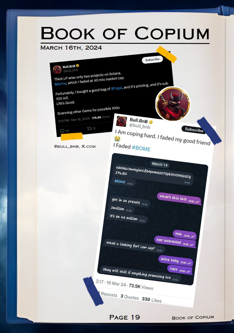 Book of Copium tweet media