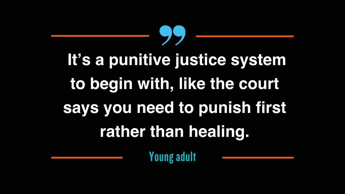 .@whymeUK have made 9 policy recommendations to ensure all young adults can access restorative justice (RJ) and the wide ranging benefits it offers to all parties. 💡 Learn about the barriers young adults face accessing RJ here ➡️ buff.ly/3TBARh5