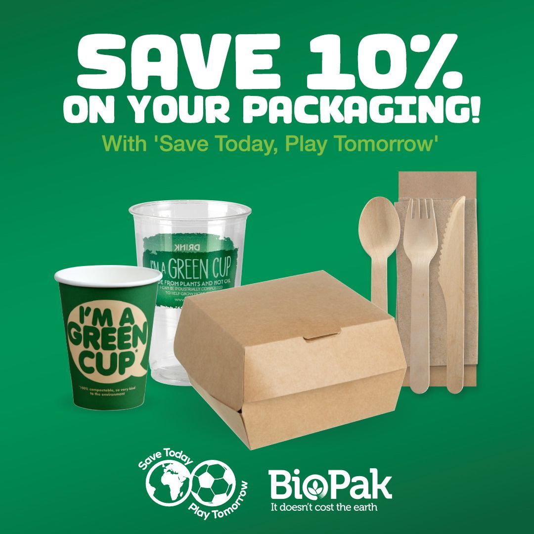 As part of our STPT programme, developing initiatives like the @biopakpackaging partnership allows us to continue having a positive impact, empowering our club community to be more sustainable♻️🌍 To claim your 10 % discount email ▶️ savetodayplaytomorrow@BirminghamFA.com