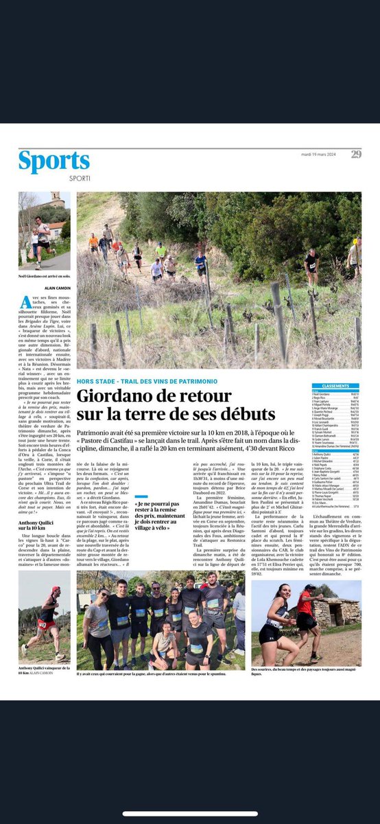 green2B59's tweet photo. Merci à @Corse_Matin de souligner que nous sommes des ivrognes avant d’être des coureurs. https://t.co/uDhj5rvlEE