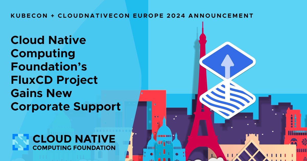 NEWS: Cloud Native Computing Foundation’s @fluxcd Project Gains New Corporate Support 🥰 #KubeCon + #CloudNativeCon Europe 🇫🇷 cncf.io/announcements/…