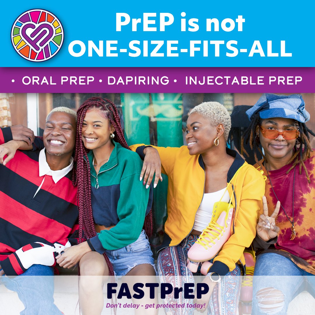 FASTPrEPstudy's tweet photo. Just like everyone is unique, so is the approach to prevention. It’s about finding what’s right for your health journey.😎
#preplove #fastprep #PrEPchoice #desmondtutuhealthfoundation #preexposureprophylaxis
#hivfreegeneration #sexualhealth #srh https://t.co/cmauqCfcpB