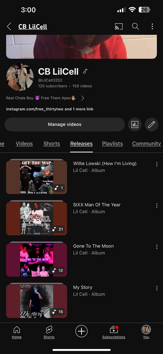 free_thirtytwo's tweet photo. Lil Cell - Sixxmanoftheyear) Outtt Nowww #Music #Lilcell #Milwaukee #UpcomingRapper https://t.co/XJq4nbfjnl