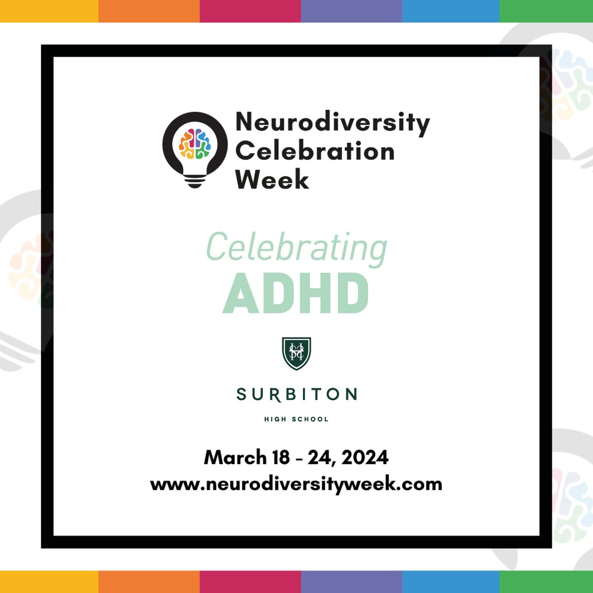 Did you know there are three forms of ADHD? ADHD-I: attention difficulties ADHD-H: impulsive/hyperactive behavior ADHD-C: both In the UK, ADHD-I is 20-30%, ADHD-H 15%, and ADHD-C 50-75%. #NeurodiversityCelebrationWeek @NCWeek