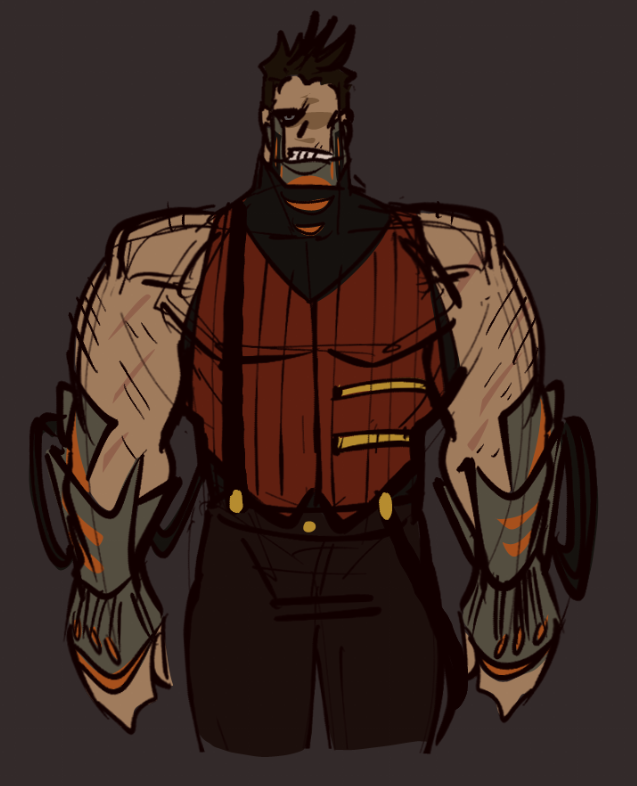 Not_so_Ch3r____'s tweet photo. Idk if I posted this Atlas headshot (Alternative universe Mundo) already but take him!
#machineatlas #drmundo https://t.co/0G5UyRt58m