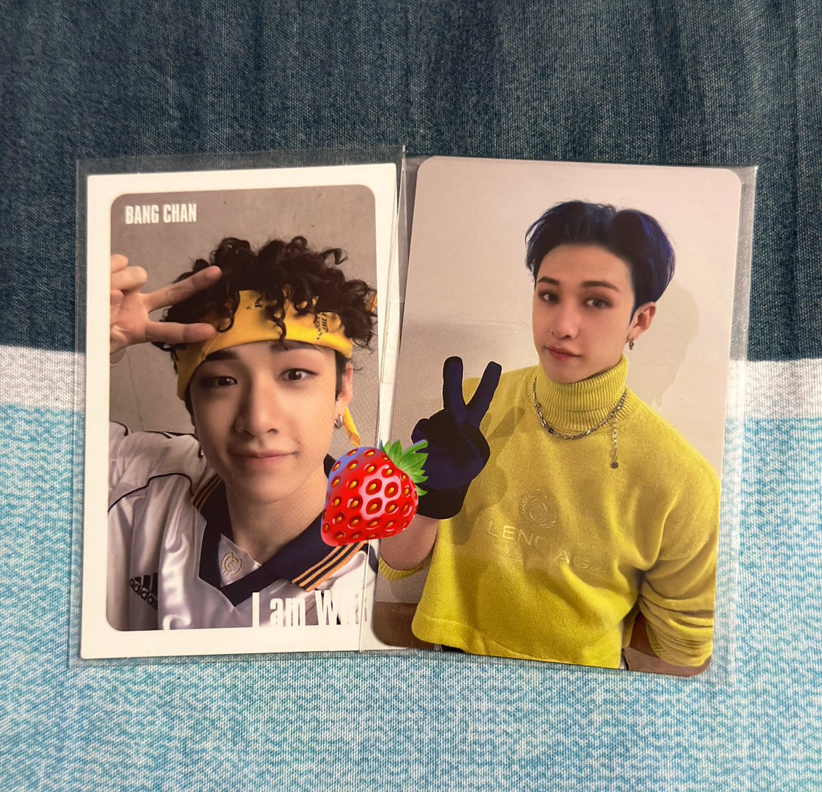 wts lfb skz ph
Bang Chan old PCs
IAW white border, Oddinary POB
P500

Dm to claim.

IAW has old album pc marks.
Pls help rt.