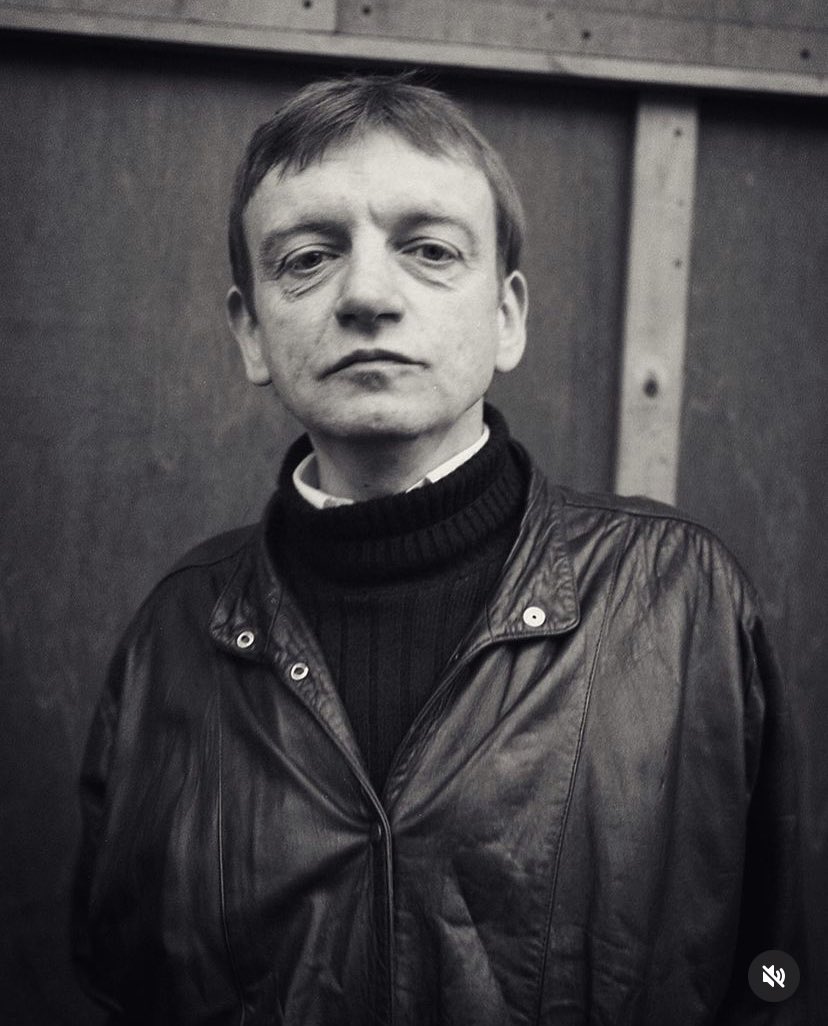 #tuesday and carrying on with rarely seen neg scan portraits : Today a slightly different take on the Mark E Smith portrait I normally post and the one that is in the @britishculturearchive print sales #thefall #markesmith