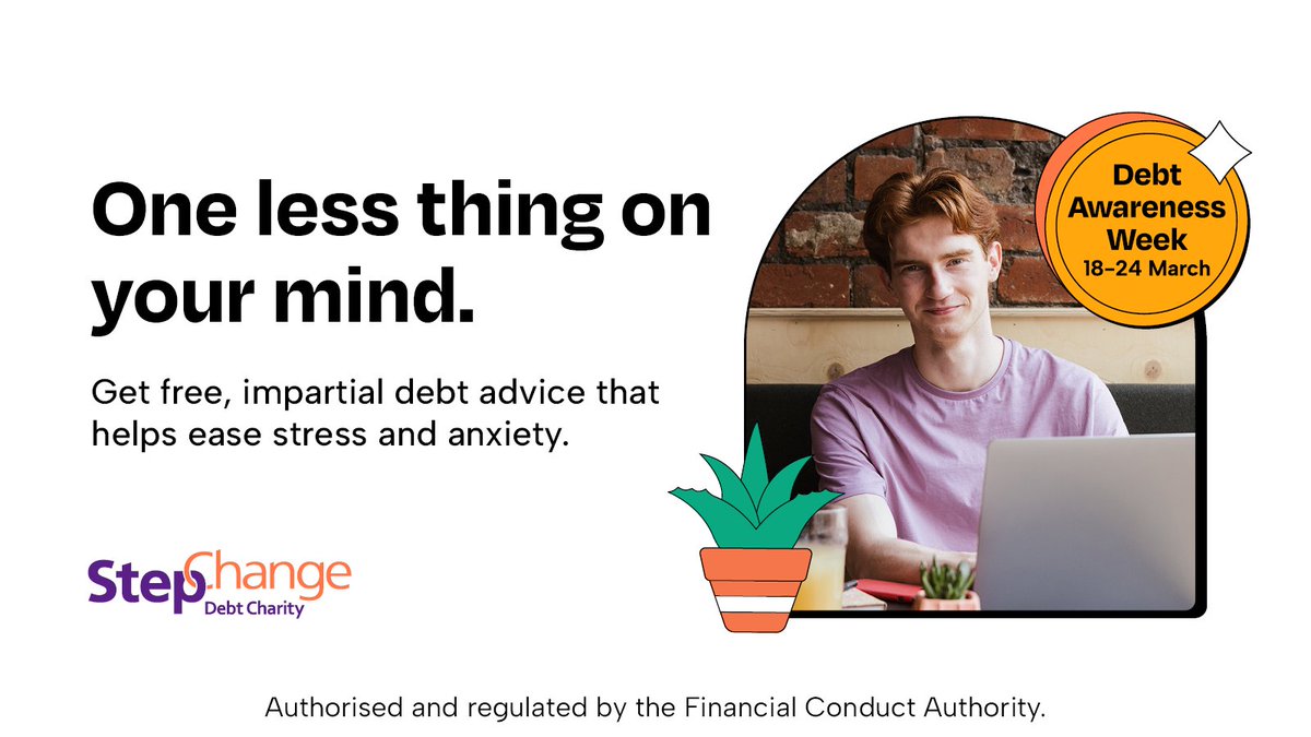 It’s Day 2 of #DebtAwarenessWeek. Today’s theme is mental health and we’ll be covering client experiences and support available. Financial concerns and challenges with your mental health can often go hand in hand. If you're finding money tough to manage, you're not alone 🤝…