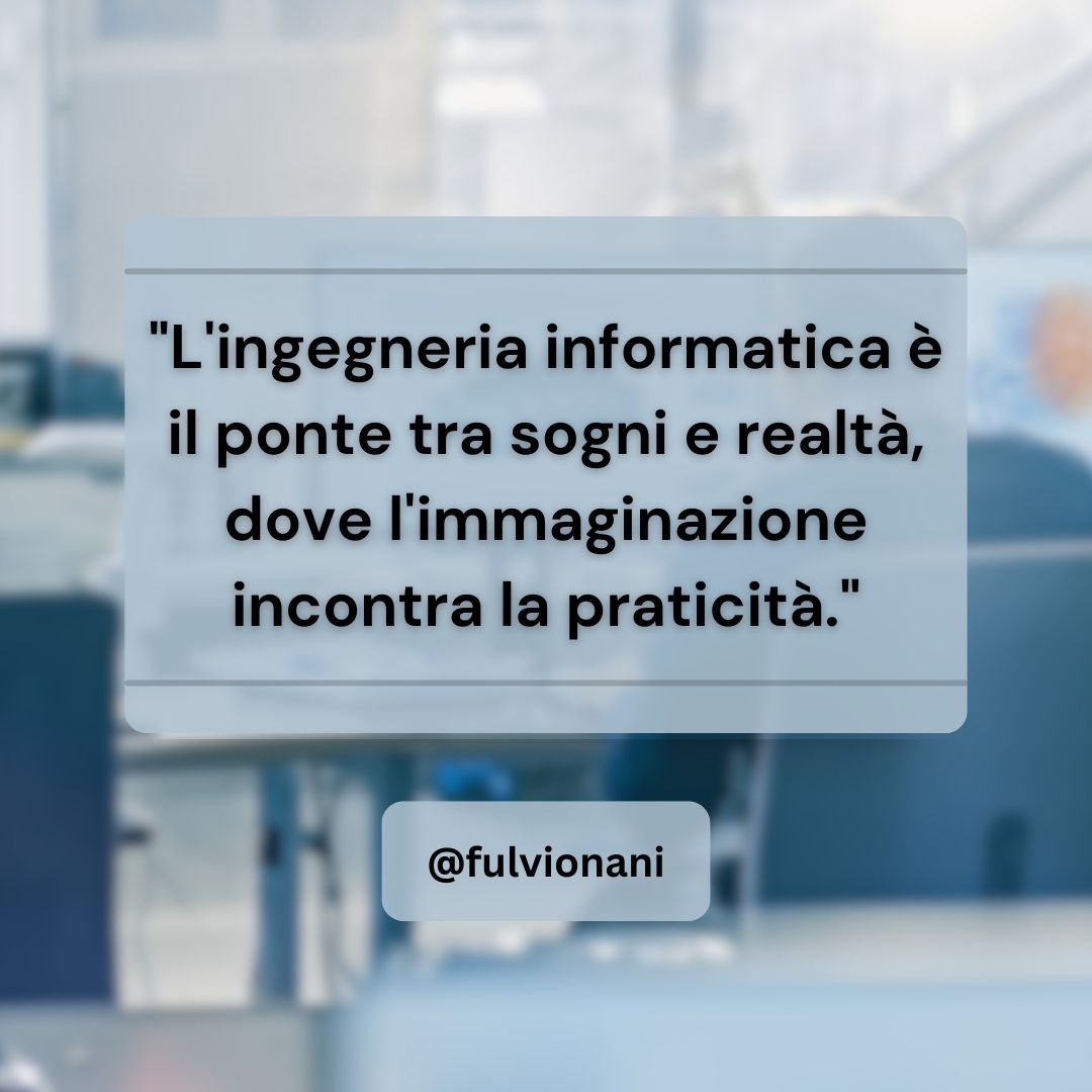 fulvio_nani's tweet image. Esplora i principi fondamentali dell&apos;ingegneria informatica mentre Fulvio Nani ti guida attraverso l&apos;intricato nesso dove convergono sogni e realtà.

#fulvionani #IngegneriaInformatica #tecnologia #innovazione #immaginazione #praticità
