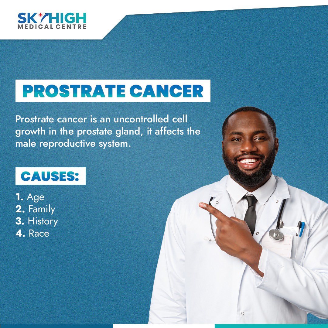 Skyhigh_mc's tweet photo. Prostate health matters. SkyHigh Medical Centre advocates for awareness and proactive care.
...................
Call line: 08100996560
Visit us; 
5b Adekunle Banjo Avenue, Magodo Phase 2, Lagos State, Nigeria.
E-mail: skyhighmedicalcentre0@gmail.com https://t.co/Ms3zM57ykv