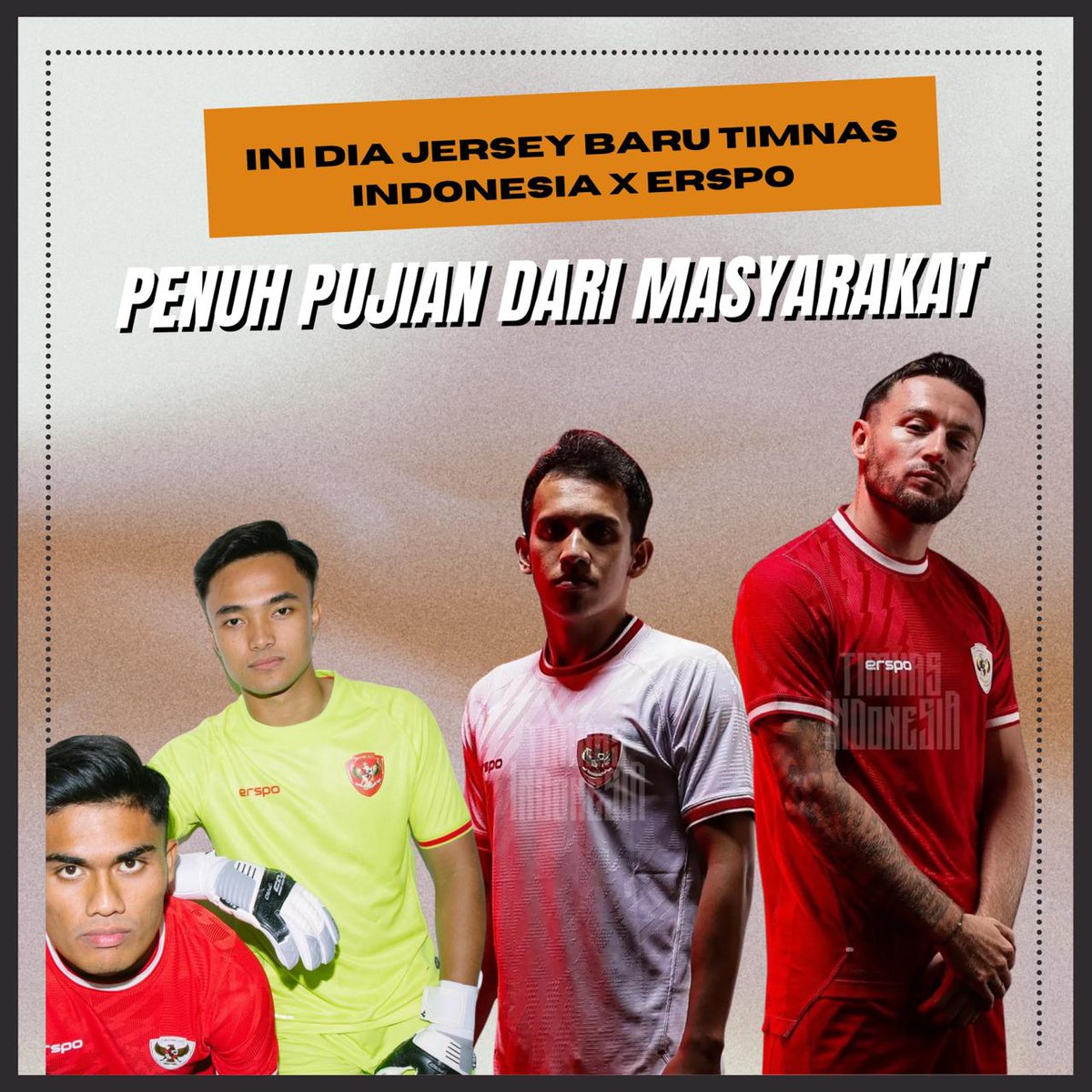 Keren juga Jersey Timnas X Erspo 😍

#JerseyTimnasGaruda #SilverstoneEunseokDay #GaransiTepatWaktuShopee #ronyatxfactorindonesia #TimnasIndonesia #GarudaMendunia
Jersey timnas Indonesia | Erspo | Lokal dukung Timnas