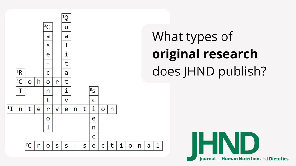There’s a range of research possibilities with JHND! Whether it's RCTs, interventions, cross-sectional or qualitative studies, we embrace various methods. Where does your research fit? Explore our Author Guidelines 'Aims and Scope' to find out! 🔍📚✨loom.ly/If6keb8