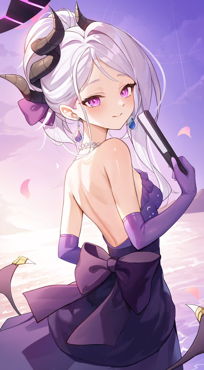 #ブルアカ #BlueArchive 

ヒナ (ドレス)