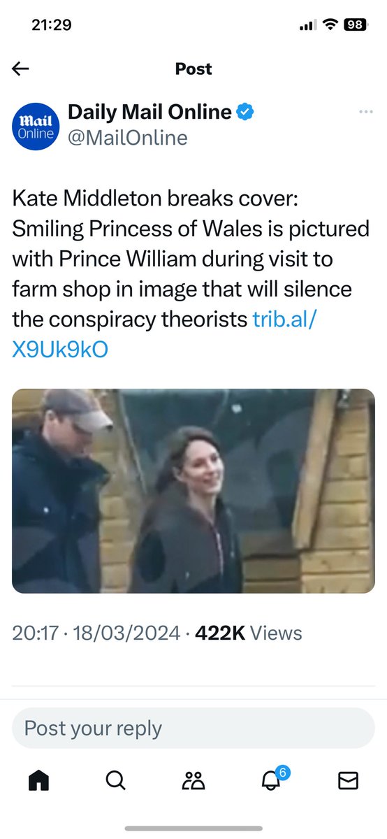 For everyone arguing with me yesterday, this 💯 is NOT Kate and that is not William. Either this has gone disastrously wrong for the Palace or a prank has been wrongly reported by the press. But for whatever reason they need to come clean and stop the endless deception 🤷‍♀️