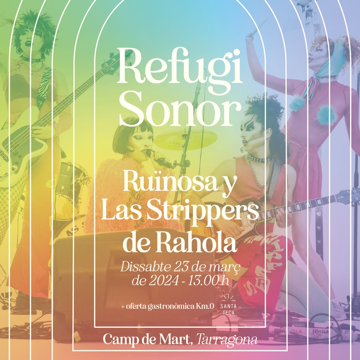 ACAnimat's tweet photo. 📣📣 Aquest dissabte ens visita Ruïnosa y Las Strippers de Rahola, el grup queer barceloní que ha revolucionat l'underground català!
🗓️ 23/03/2024 a les 13:00 h.
🚩 Camp de Mart, Tarragona
🎫 3 €: https://t.co/M1xnYkaDqo
#RefugiSonor https://t.co/beNFXG4sh2