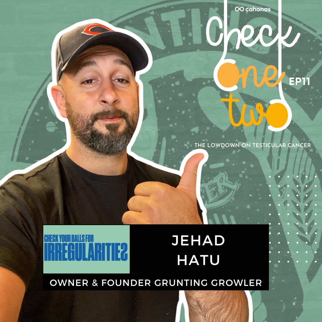 Check One Two podcast Episode 11 now available to listen to/watch now! linktr.ee/checkonetwopod… Brewing Resilience: Jehad Hatu's Triumph Over Testicular Cancer and Craft Beer Entrepreneurship Join us as we delve into the remarkable journey of Jehad Hatu.