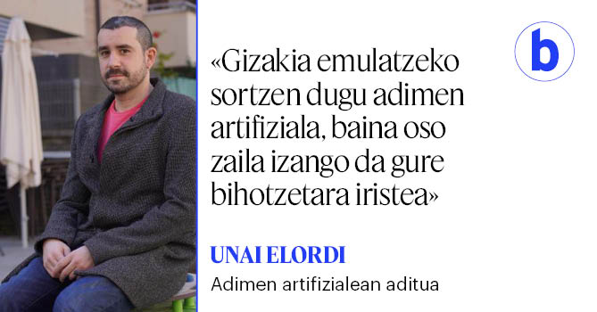 🗣️ Askok oraindik ez dakite adimen artifiziala lagun edo etsai moduan hartu behar ote den, eta, horren harira, 'Komunikazioa adimen artifizialaren menpe?' jardunaldiak egingo dituzte bihar san Telmo Museoan. Han izango da Unai Elordi.
<a href="/barekurkuilua/">Urko</a> 
berria.eus/bizigiro/tekno…