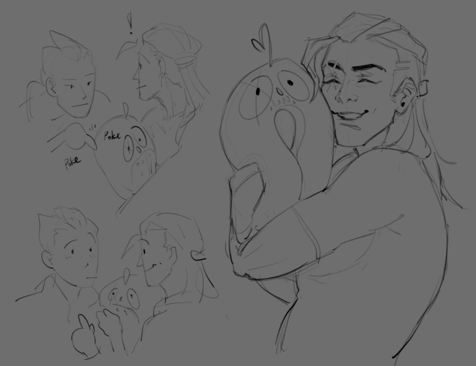 ive been so tired and sad recently, havent been feeling quite so happy so im going to draw sova being happy instead. 